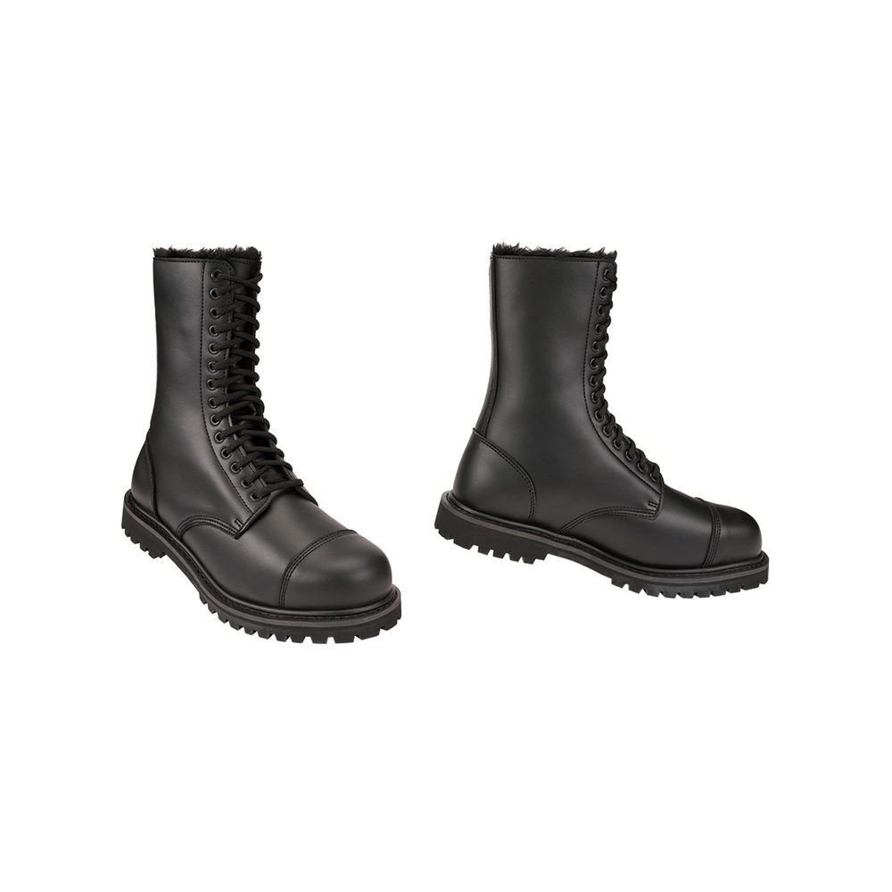 Brandit - Phantom Fur Liner 14 Eyelet SchnÃ¼rstiefel - Schwarz